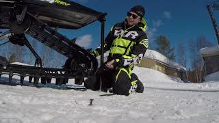 Skidoo Freeride 850  Spring riding and maintenance [upl. by Beilul]