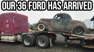 Our 1936 Ford 3w FULL Of Parts Has Arrived…In Detroit [upl. by Haliak855]