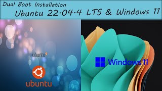 Install Dual Boot Ubuntu 2204 LTS with Windows 11 Rishikhuranahitech [upl. by Chae]