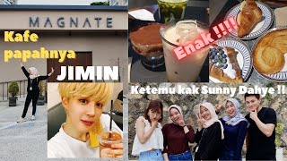 MAGNATE CAFE di Busan  Punya papahnya Jimin BTS [upl. by Aecila289]