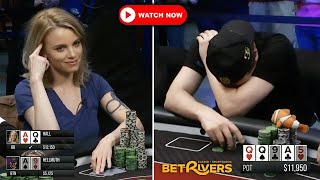 Phil Hellmuth Cate Hall Brunson Cantu  Livestream Poker Cash Game [upl. by Lenad]