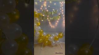 Meesho Balloon decoration stand  Birthday mini vlog  Relatives gettogether  shorts trending [upl. by Ardnal]