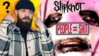 drumsssssss 🤯 Slipknot “People  💩”  A RAP FANS REACTION [upl. by Orian715]