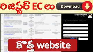 IGRS  EC download New Process  Register dept Encumbrance Certificate [upl. by Krik]