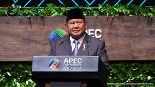 Keynote Speech Presiden Prabowo pada APEC CEO Summit Peru 2024 Lima 14 November 2024 [upl. by Krall187]