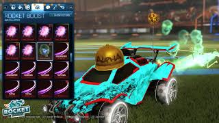 All Rocket League Tradable Trails Show  RocketPricescom Support [upl. by Margarette]