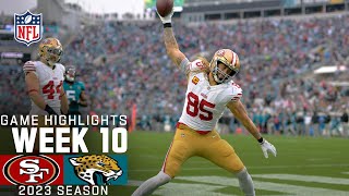 San Francisco 49ers vs Jacksonville Jaguars Game Highlights  NFL 2023 Week 10 [upl. by Inar698]