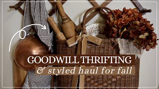 MY DREAM FIND GOODWILL THRIFTING amp STYLED THRIFT HAUL  Thrift With Me  Home Decor [upl. by Mhoj]