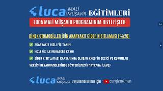 Luca MMP  Binek otomobiller için akaryakıt gider kısıtlaması [upl. by Nav]