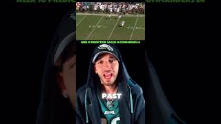 3 Reasons the Eagles Will Beat the Commanders on TNF 🦅🔥 [upl. by Eiramyllek]