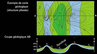 Comment reconnaître les structures géologiques sur une carte par Mme RuaultDjerrab [upl. by Ruomyes]