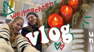 VLOG  Zäpfchen herstellen Vorlesungen amp Weihnachtsferien🎄✨ [upl. by Aurelie]