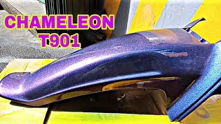 How to paint Chameleon using spray cans  T901 Chameleon Samurai paint🔥 [upl. by Alaric836]