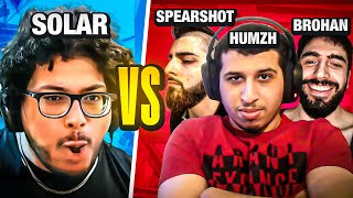 I WAS IN A 1v3…AND WON ft humzhlol SpearShot brohanlol [upl. by Aiuqes]