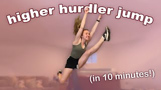 Hurdler Jump Tutorial amp Workout  improve your cheer jumps FAST [upl. by Eilegna]