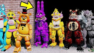 TOY ANIMATRONICS VS TWISTED ANIMATRONICS ASSOMBRADOS  GTA V Five Nights at Freddys [upl. by Giacomo]