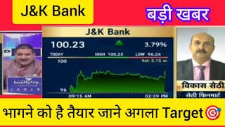 JampK bank Share Latest News Jampk bank share chart analysis Vikas sethi on JampK bank JampK bank [upl. by Warder]