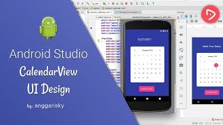 Calendar View Tutorial With Example In Android Studio Tutorial [upl. by Devaj833]