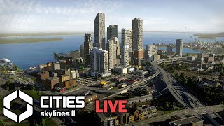 Cities Skylines 2 LIVE Building Dodgy Neighbourhoods in New Dollarton [upl. by Yerffej]