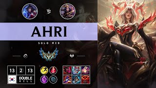 Ahri Mid vs LeBlanc  KR Challenger Patch 1412 [upl. by Aliber]