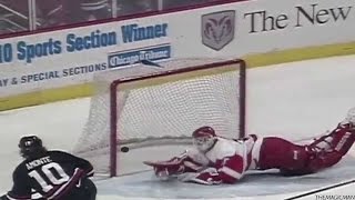 Chris Osgood Amazing Stick Save on Tony Amonte 1998 NHL Classic [upl. by Allisirp472]