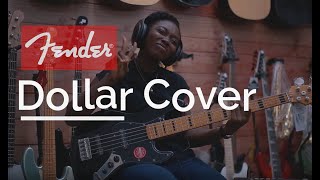 Kuami Eugene  Dollar Cover by Vera inside Virtual sound lab with Fender SQ CV70s Bass [upl. by Renelle]