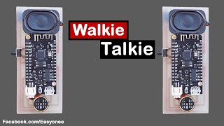 ESP32 Walkie Talkie  DIY [upl. by Neelat]