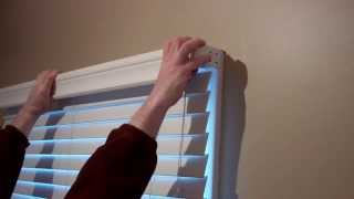 How to Replace Wood and Faux Wood Blind Valance Clips with Magnets [upl. by Adolfo60]