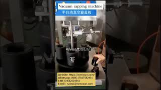 Vacuum Capping Machine for Sealing Bottles cappingmachine capseal packaging [upl. by Meeharb]