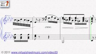 Ludwig Van Beethovens Pathetique Sonata quotAdagio Cantabilequot piano solo sheet music  Video Score [upl. by Aurelio988]