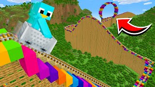 How To Build The Tallest Working Rollercoaster in Minecraft [upl. by Shawna]