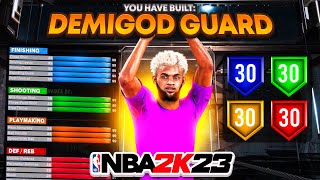 BEST GUARD BUILD ON NBA 2K23 99 SPEED  SHOOTING FASTEST SPEEDBOOSTING GUARD BEST BUILD NBA 2K23 [upl. by Lamphere291]