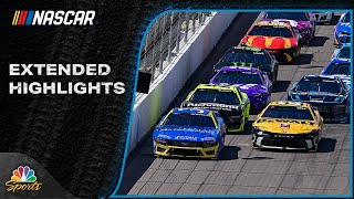 NASCAR Cup Series EXTENDED HIGHLIGHTS Enjoy Illinois 300  6224  Motorsports on NBC [upl. by Llewen714]