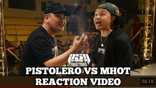 Pangil Sa Pangil PISTOLERO vs MHOT PRODUCER REACTION [upl. by Okramed]