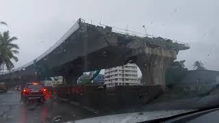 NH66 Road Work Karandakad To Kasaragod  Red Alert Heavy rainfall [upl. by Camilo]