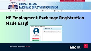 Register on HP Employment Exchange Online  Easy Steps 2024 [upl. by Citarella232]