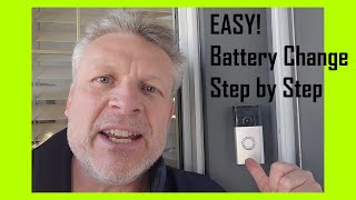 EASY FIX Ring Doorbell Generation 1 Battery Replacement [upl. by Marcelle]