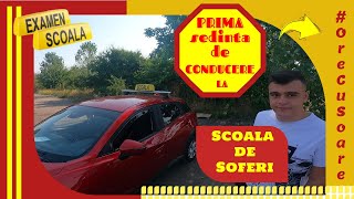 Prima sedinta de conducere la scoala de soferi 👉cu Alex [upl. by Eelhsa]