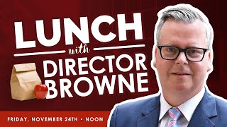 Lunch with TCDSB Director Brendan Browne  November 24 2023 [upl. by Xuaeb]