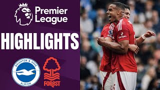 Brighton  Nottingham Forest 22 Highlights Premier League 202425 [upl. by Nimajneb]