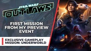 Star Wars Outlaws  Gameplay Mission Underworld Planet Introductory Mission [upl. by Livvyy]