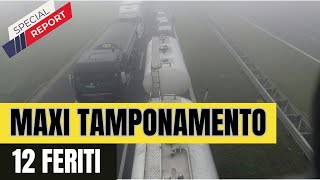 “Maxi tamponamento sulla Statale Ofantina 12 feriti grave un 46enne” [upl. by Haneekas517]