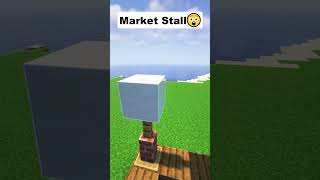 Minecraft Market Stall😲 Worlds Smallest Violin shorts minecraft [upl. by Nolan]