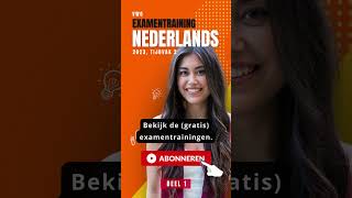 VWO examen Nederlands voorbereiden 👇👇 [upl. by Tnomed]