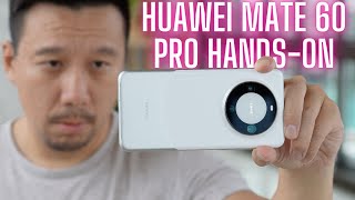 Huawei Mate 60 Pro HandsOn The Phone That Escalates USChina Tension [upl. by Ddart]