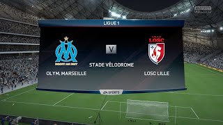 FIFA 16  Olympique de Marseille vs Lille OSC  Stade Vélodrome [upl. by Tjon]