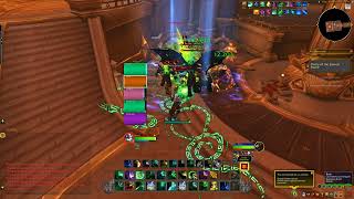 War Within Beta Mistweaver Healing Gameplay  Heroic Dungeon  Priory of the Sacred flame [upl. by Annahaj]