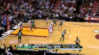 Michael Beasley Scores 8 Points in a Row for Miami [upl. by Denie754]