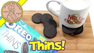 Oreo Thins Crispy Sandwich Cookies [upl. by Opiuuk]