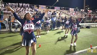 Abramson Sci Academy  Auxiliary Highlights vs Fredrick Douglas 2023  Majorettes Flags Drill Team [upl. by Dafna521]